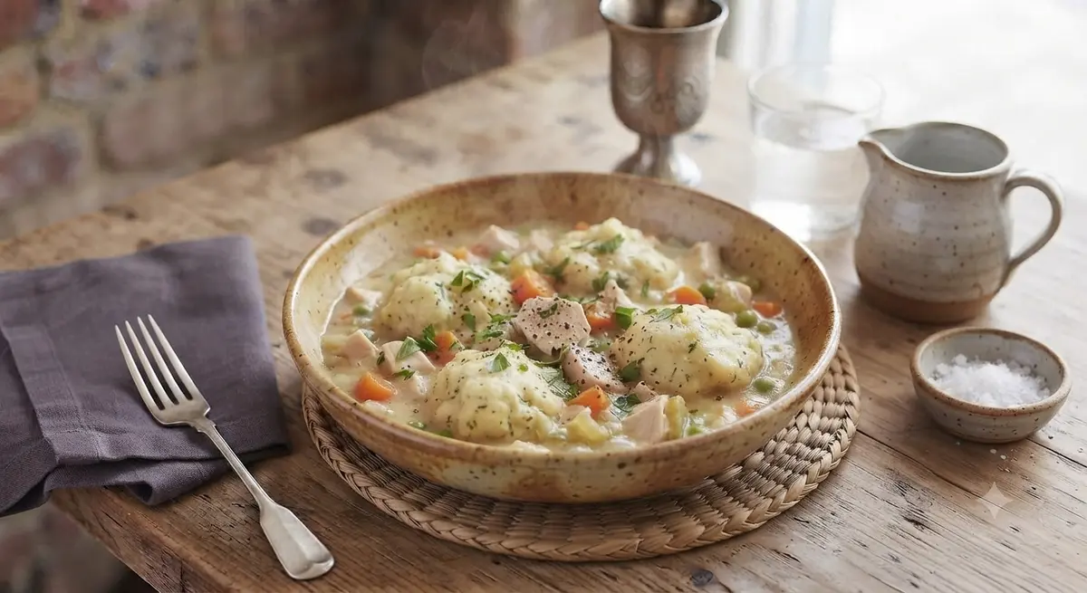 Creamy, Cozy Chicken & Dumplings